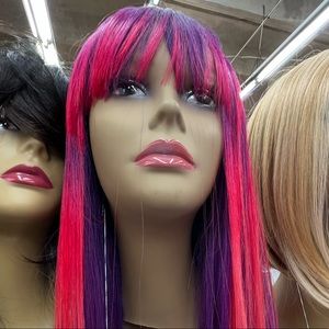 Pink and Purple Wig Lace Front Wig